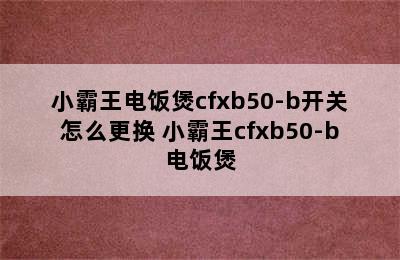 小霸王电饭煲cfxb50-b开关怎么更换 小霸王cfxb50-b电饭煲